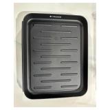 Navaris Set of 3 Shoe Drip Trays - Multi-Purpose Boot Tray for Rain Boots, Winter Boots, Sneakers. Suitable for Indoor and Outdoor Use in All Seasons. Color: Black. - Retail: $21