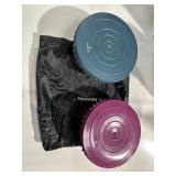 Navaris 2X Hedgehog Balance Pods - Set of 2 Spiky Fitness Domes for Sports, Foot Massage, Stability Training, Balancing in Multiple Colors - Retail: $30