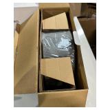 Navaris Flush Mount Ceiling Light - 12.6\" Diameter Drum Lamp Shade LED Fixture with Remote Control - Bedroom Nursery - Light Gray with Star Effect - Retail: $45