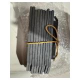 Navaris Slate Plant Labels (10 Pieces) - Set of 10 Natural Slate Garden Markers for Herbs, Pots and Garden - Reusable Slate Tags with Chalk - Size S - Retail: $31