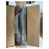 Navaris Bamboo Desk File Organizer - Paper Tray Letter Storage with 4 Adjustable Shelves - Desktop Inbox Trays - 13\" x 9.6\" x 10.2\" - Black - Retail: $32