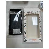 kwmobile Real Wood Case Compatible with Google Pixel 6a Case - Hard Wooden Cover w/TPU Bumper - Dark Brown Walnut - Retail: $13