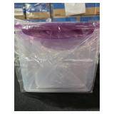 Navaris Polypropylen Microwave Safe Airtight Food Storage Container (2 Count) - Retail: $28