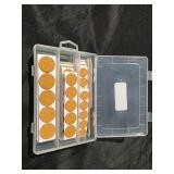 Navaris Cork Furniture Pads - Pack of 215 Self-Adhesive Wooden Hardwood Floor Non-Slip Stick-On Protectors with Box - Assortment of Shapes and Sizes - Retail: $13