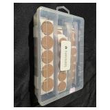 Navaris Cork Furniture Pads - Pack of 215 Self-Adhesive Wooden Hardwood Floor Non-Slip Stick-On Protectors with Box - Assortment of Shapes and Sizes - Retail: $13