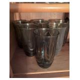 MCM Smoke Green Swirl Pattern Drinking Glasses Set