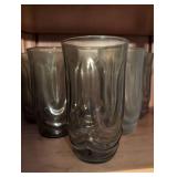 MCM Smoke Green Swirl Pattern Drinking Glasses Set