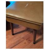 Mid-Century Storage Ottoman with Hidden Compartments
