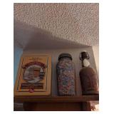 Post Grape-Nuts Collectible Tin and Glass Jars Set