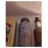 Post Grape-Nuts Collectible Tin and Glass Jars Set