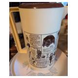 Montgomery Ward Catalog Print Plastic pitcher with lid