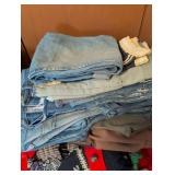 Mixed Denim and Clothing Lot