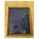 Framed Bedtime Prayer Wall Art