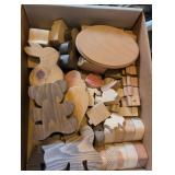 Unfinished Wooden Craft Shapes Collection