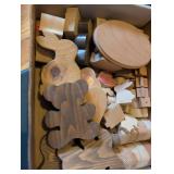 Unfinished Wooden Craft Shapes Collection