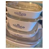 Corning Ware Blue Cornflower Casserole Set