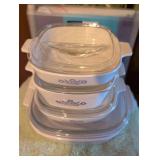 Corning Ware Blue Cornflower Casserole Set