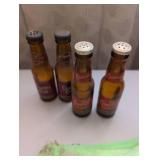 Schlitz Country Club Pilsener Beer Bottles with Caps salt and pepper shakers