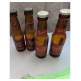 Schlitz Country Club Pilsener Beer Bottles with Caps salt and pepper shakers