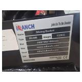 Ranch IRLMB Concrete Mixing Bucket Attachment for Mini Skid Steer