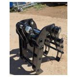 iRanch IREAS Wood Grab Attachment for Mini Excavator