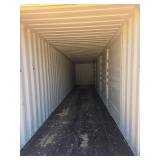 40ft High Cube Storage Container, 2 Large Side Doors