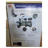 IRGC40 Mini Electric Golf Cart - 2-Seater with 60V Battery Green