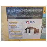 Unused SDLanch 42x30ft Triple Bay Metal Garage Shed Kit SDL4230TGMS