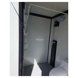 KJ Heavy-Duty Portable Restroom K1522 (See images and description for damage to item)