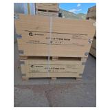 New KJ 45x25ft Heavy-Duty Double Garage Steel Barn Shed - Model K4525 (No crate; see description)