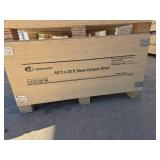 New 40x20ft Heavy-Duty Steel Carport Shed - Model K4020 (No crate; see description)