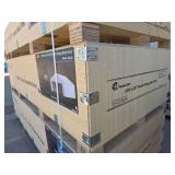 KJ 23x22ft Double Garage Metal Shed Model K2223 (No crate; see description)