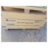 New 20x30 Heavy-Duty Metal Garage Kit - Model K2030 (No crate; see description)