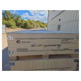 KJ 25x12ft Heavy-Duty Livestock Metal Shed - Model K2512 (No crate; see description)