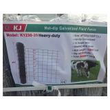 KJ Heavy-Duty Galvanized Field Fence k1230 - 20 Roll Pallet