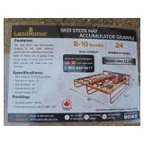 LandHonor Skid Steer Hay Accumulator Grapple HAG-12-24Q