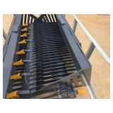 LandHonor 72-inch Skid Steer Rock Bucket RB-14-72W