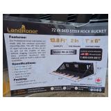 LandHonor 72-inch Skid Steer Rock Bucket RB-14-72W
