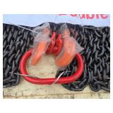 5/16\" 7ft G80 Double Chain Sling with Hooks