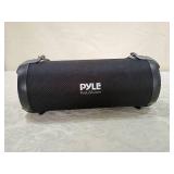 Pyle PBMSPG2BK Portable Bluetooth Speaker works properly hooks to phone plays music. Pyle PBMSPG2BK Portable Bluetooth Speaker works properly hooks to phone plays music.