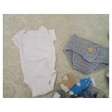 Baby Clothing Set with Handmade Diaper Cover Baby Clothing Set with Handmade Diaper Cover