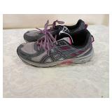ASICS Gel Running Shoes Gray Pink ASICS Gel Running Shoes Gray Pink