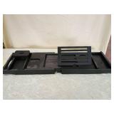 Black Wood shower caddy Black Wood shower caddy