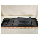 Black Wood shower caddy Black Wood shower caddy