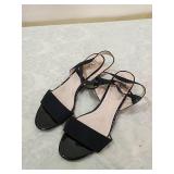 Life Stride Black Strappy Sandals size 10m Life Stride Black Strappy Sandals size 10m