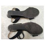 Life Stride Black Strappy Sandals size 10m Life Stride Black Strappy Sandals size 10m