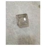 Art Deco Style Glass and Silver colored Candelabra Art Deco Style Glass and Silver colored Candelabra