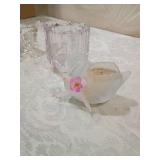 Avon Glass Bird Candle Holder Collection Avon Glass Bird Candle Holder Collection