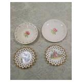 Decorative Plate and Lace Trim Set Decorative Plate and Lace Trim Set