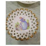 Decorative Plate and Lace Trim Set Decorative Plate and Lace Trim Set
